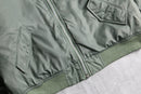light green zip blouson（type ma-1）