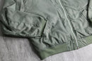 light green zip blouson（type ma-1）