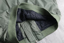 light green zip blouson（type ma-1）