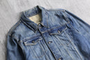 "POLO RALPH LAUREN" faded denim trucker jacket