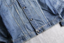 "POLO RALPH LAUREN" faded denim trucker jacket