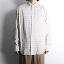“POLO RALPH LAUREN” windowpane check shirt