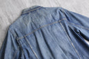 "POLO RALPH LAUREN" faded denim trucker jacket