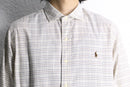 “POLO RALPH LAUREN” windowpane check shirt