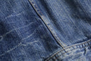 "POLO RALPH LAUREN" faded denim trucker jacket