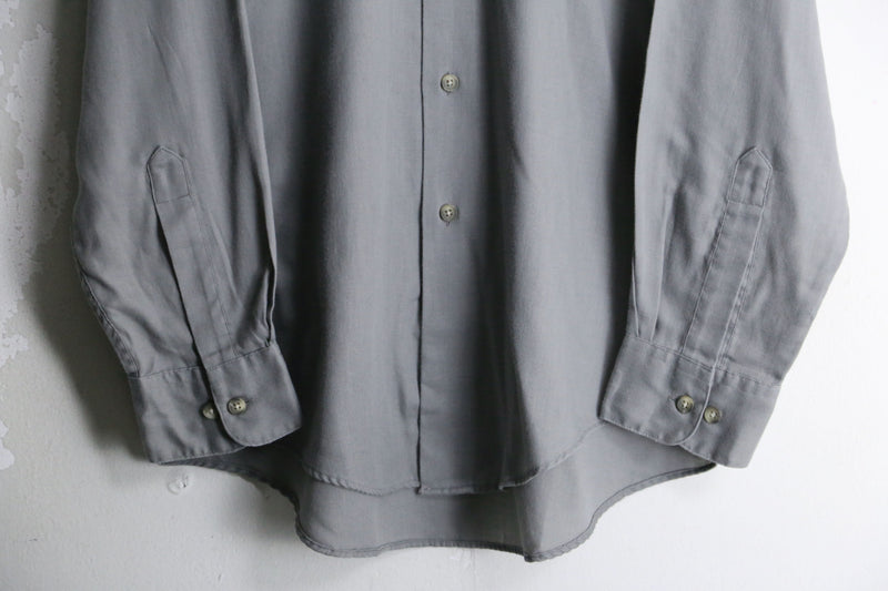 "YVES SAINT LAURENT" gray color dress shirt