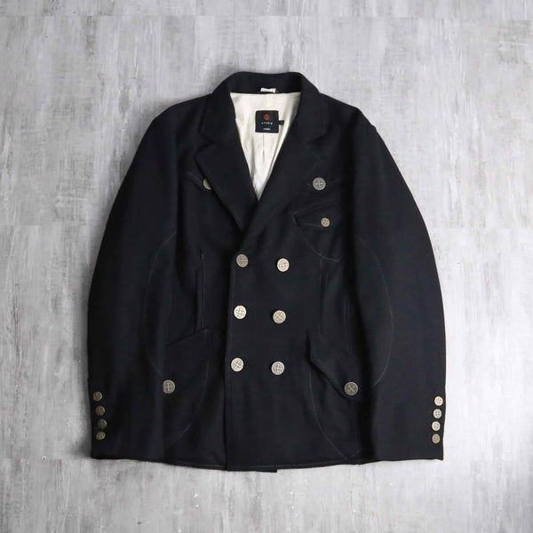 double-breasted cross button jacket