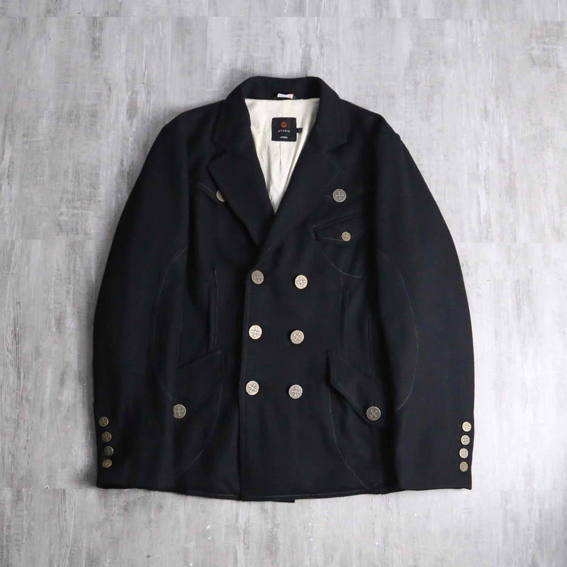 double-breasted cross button jacket