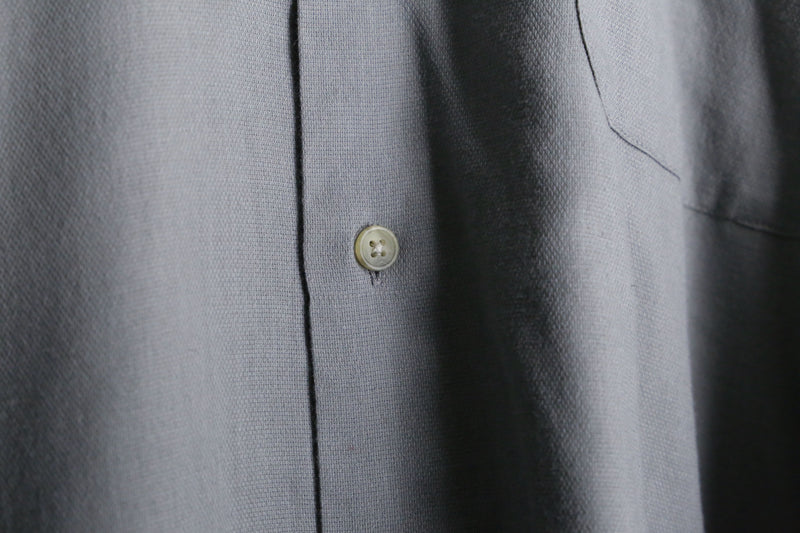 "YVES SAINT LAURENT" gray color dress shirt