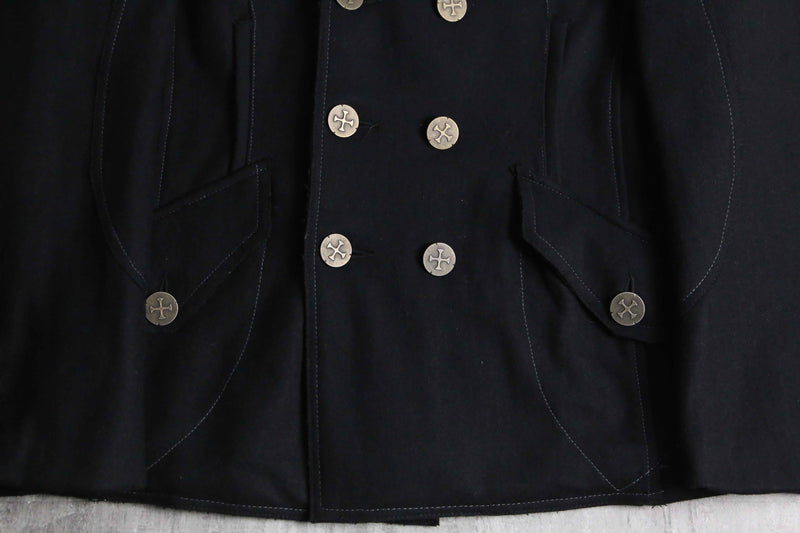 double-breasted cross button jacket