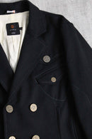 double-breasted cross button jacket