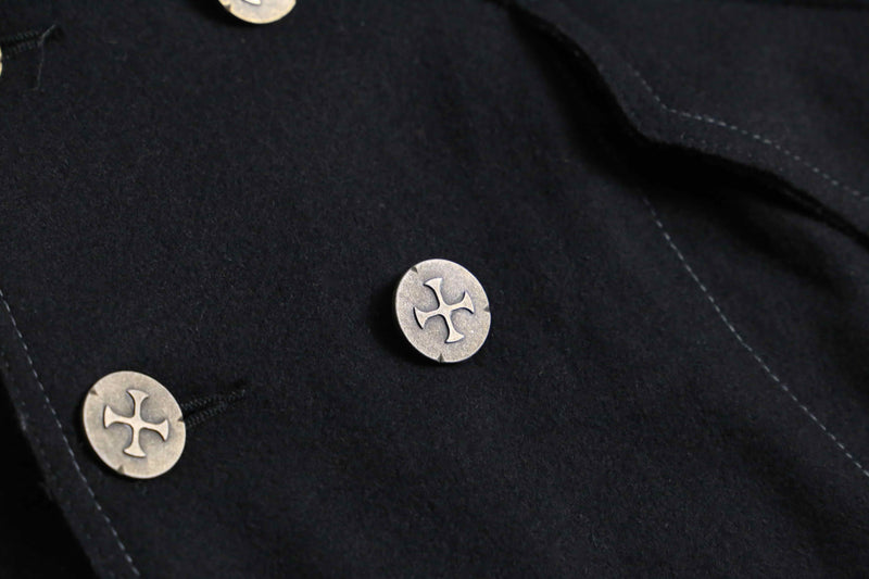 double-breasted cross button jacket