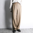 gun club check two tuck wide slacks