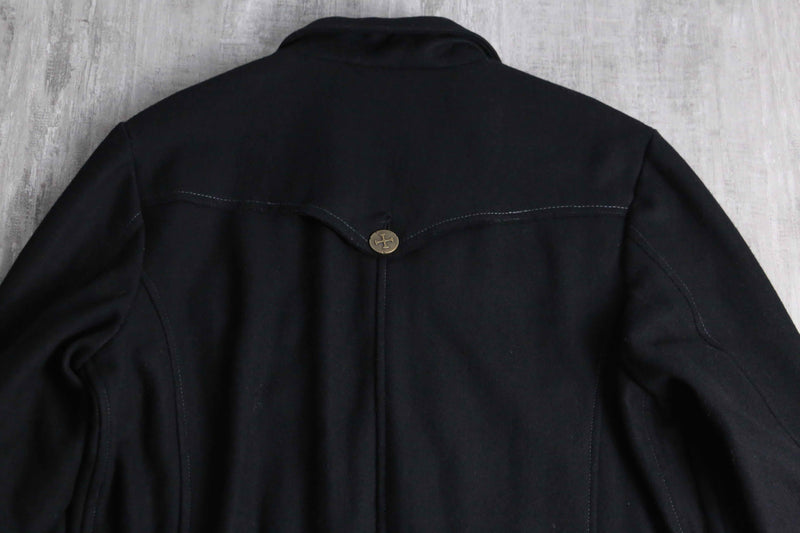 double-breasted cross button jacket