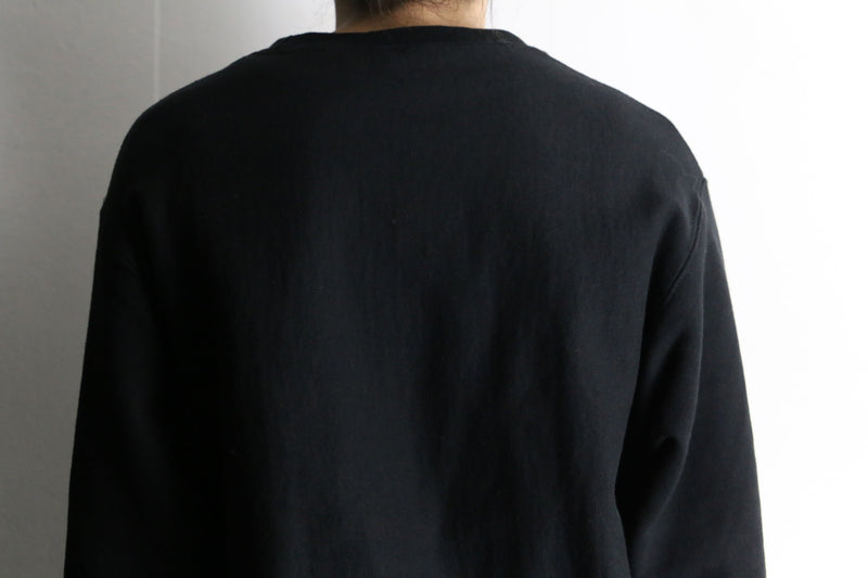 “champion” black reverse weave sweat