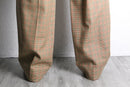 gun club check two tuck wide slacks