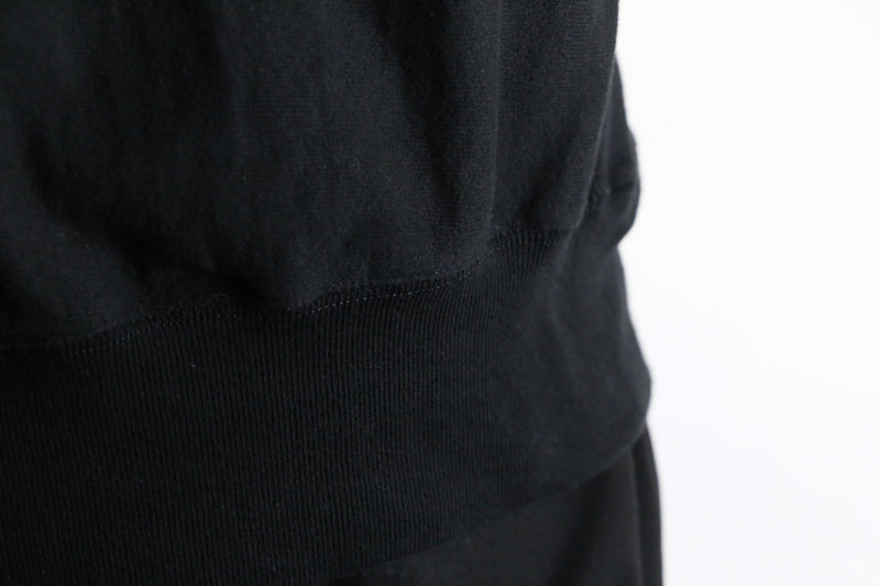 “champion” black reverse weave sweat