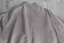 faded greige short bomber jacket