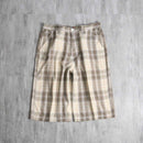 90-00's "SOUTH POLE" brown check shorts