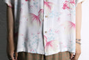 金魚 total pattern H/S rayon shirt
