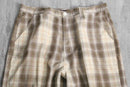 90-00's "SOUTH POLE" brown check shorts