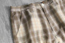 90-00's "SOUTH POLE" brown check shorts