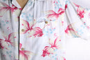 金魚 total pattern H/S rayon shirt