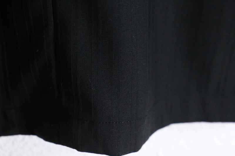 black shadow stripe middle shirt jacket