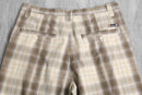 90-00's "SOUTH POLE" brown check shorts