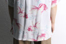 金魚 total pattern H/S rayon shirt