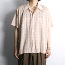 70's "Mac Phergus" pastel plaid shirt
