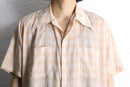 70's "Mac Phergus" pastel plaid shirt