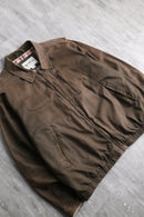 “ORVIS” fade brown cotton harrington jacket