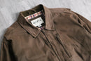 “ORVIS” fade brown cotton harrington jacket
