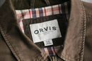 “ORVIS” fade brown cotton harrington jacket