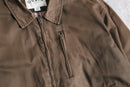 “ORVIS” fade brown cotton harrington jacket