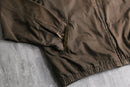 “ORVIS” fade brown cotton harrington jacket