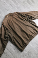 “ORVIS” fade brown cotton harrington jacket