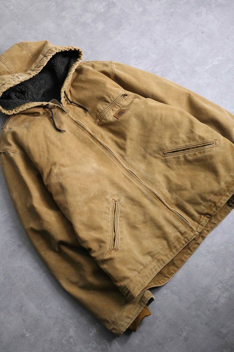 "Carhartt" boa lining duck cotton active jacket