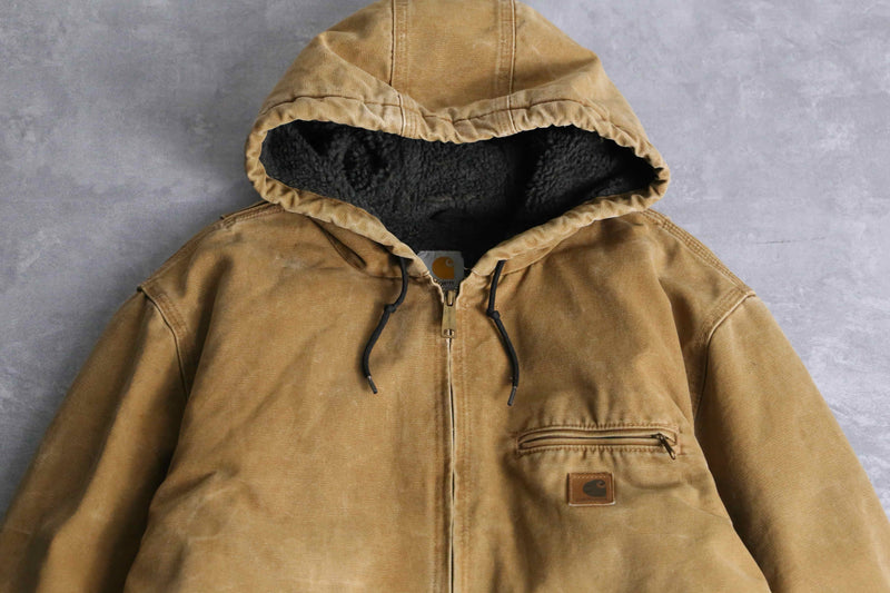 "Carhartt" boa lining duck cotton active jacket