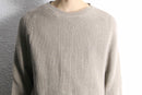 "GAP" ruglan sleeve beige ribbing knit pullover