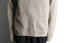 "GAP" ruglan sleeve beige ribbing knit pullover