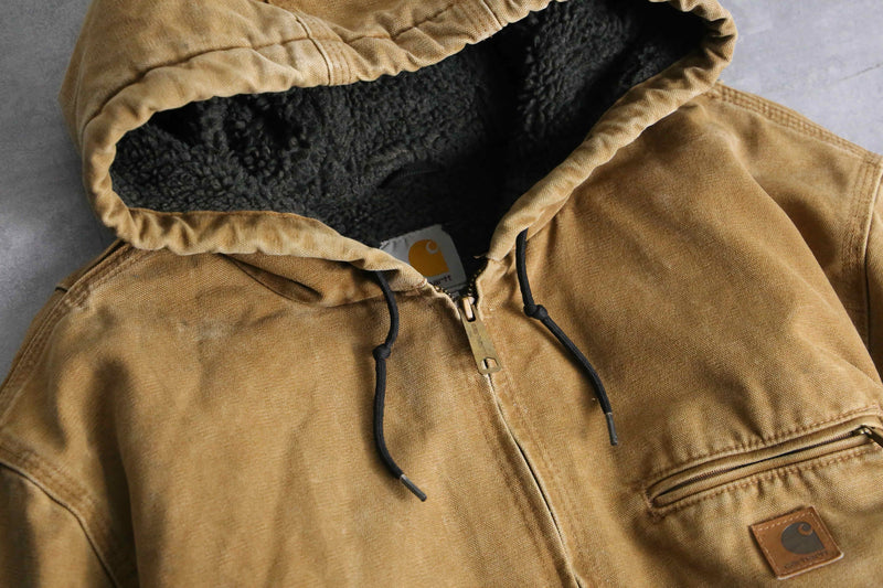 "Carhartt" boa lining duck cotton active jacket