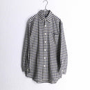 “Aquascutum” monotone club check cotton shirt