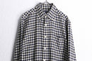 “Aquascutum” monotone club check cotton shirt