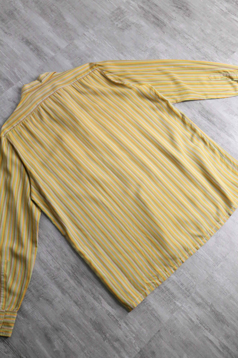 70’s stripe pattern dress shirt