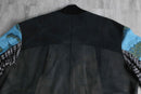 Re:make leather × knit docking jacket