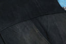 Re:make leather × knit docking jacket
