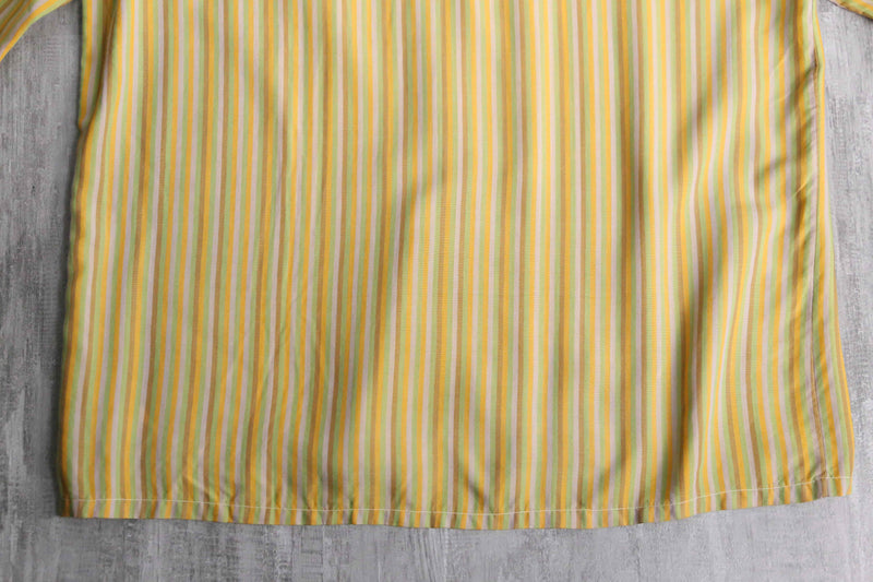 70’s stripe pattern dress shirt