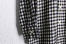 “Aquascutum” monotone club check cotton shirt